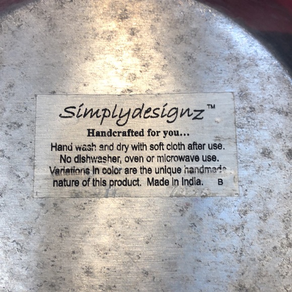 VINTAGE -Enameled 3pcs Serving Set - Picture 4 of 4